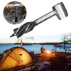 Hand Auger Drill Bit Carbon Steel Survival Settlers Tools Manual