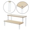 Ciieeo Acrylic Tiered Display Stand for Jewelry and Cosmetics Organizer
