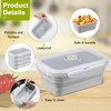 Mifoci Set of 8 Silicone Collapsible Bowls for Camping with