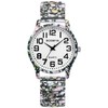 OIDEA Unisex Watch Elastic Bohemian: Boho Elastic Wrist Watch Printed