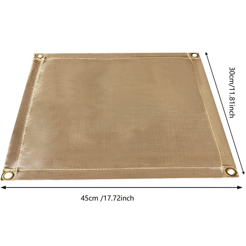 45x30cm Fire Proof Mat |Charcoal BBQ Mat | Grill Mat