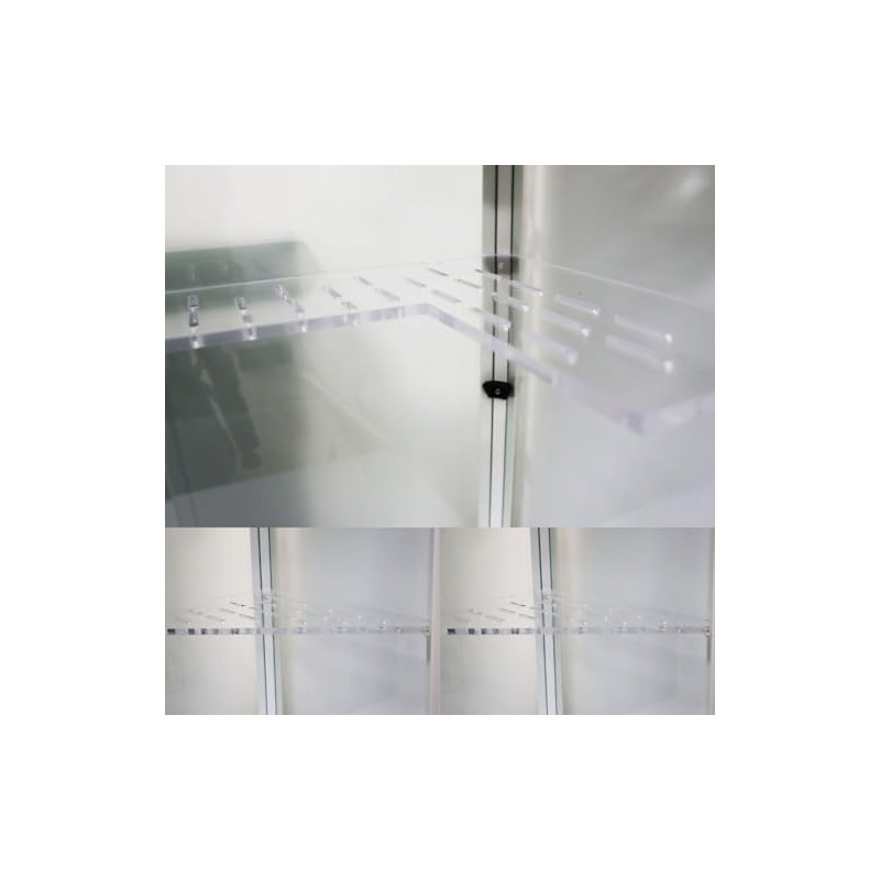 PIAOLGYI Replacement Shelf Set for IKEA Milsbo Glass-Door Cabinet, Horseshoe