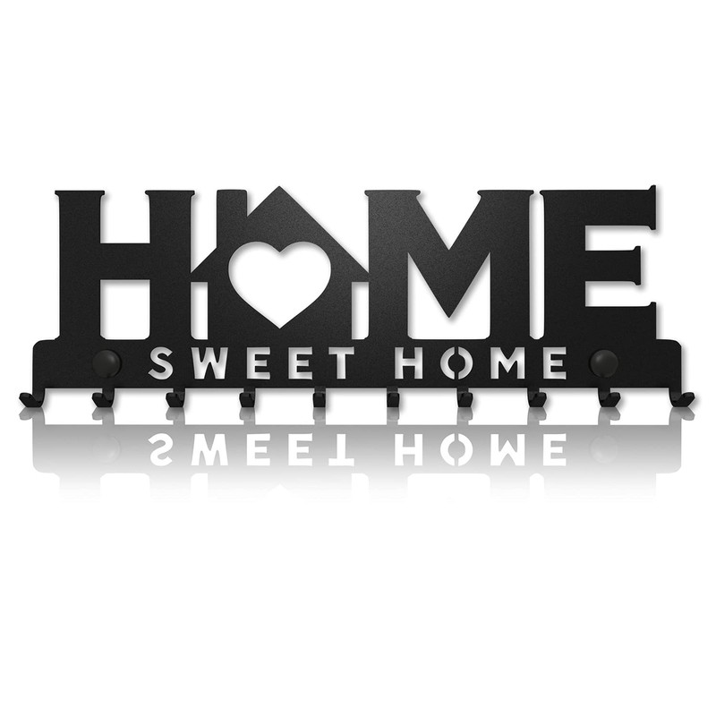 SirHoldeer Key Holder Modern, Home Sweet Home, Key Holder Wall,