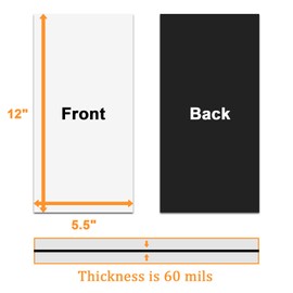 JINGZHAN 6 Pack Magnet Vent Covers,5.5X12 Inch Strong Air Vent Cover for Floor Wall and Ceiling Registers Home HVAC and AC Vents.