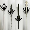 AUXPhome 6 Pack Universal Mini Adjustable Wall-Mounted Wizard Wand Display