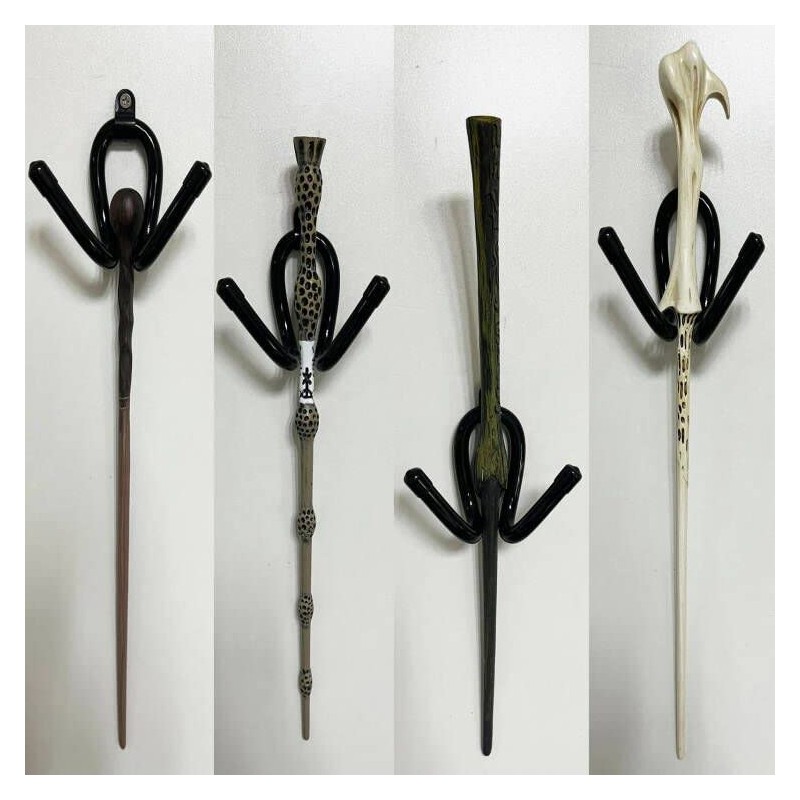 AUXPhome 6 Pack Universal Mini Adjustable Wall-Mounted Wizard Wand Display