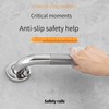 12inch/30cm Anti Slip Shower Wall Grab Bar Handle, Knurled Stainless