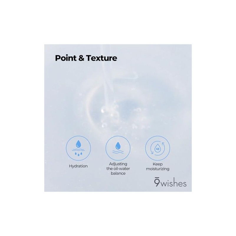 [9wishes] Hydra Ampule Toner 5.1Fl. Oz, 150ml Powerful Hydration with