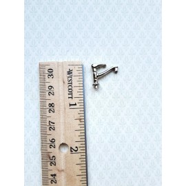 Town Square Miniatures Dollhouse Miniature Silver Faucet Tap for Kitchen or Bathroom Sink 1:12 Scale
