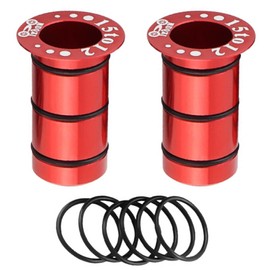 EsiFare Bicycle Hub Adapter 15mm to 12mm Through Axle Bicycle Hub Conversion Seat Adapter Bike Front Hub Shaft Conversion Seat Adapter Aluminum Alloy Bike Hub Front Tube Shaft Conversion Seat Adapter