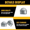 VIVIDA 1-3/8" Fence Post Caps, Chain Link Post Caps, Galvanized