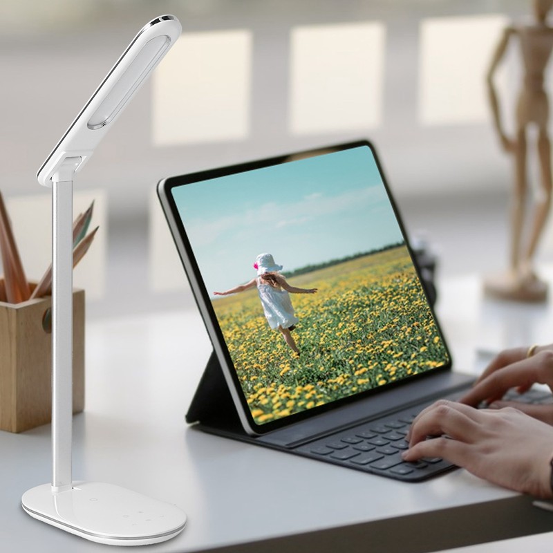 Wireless Charging Table Lamp LED Table Lamp with USB Charging