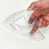 CYA Military Map Protractor Coordinate Scale Map for Land Navigation,