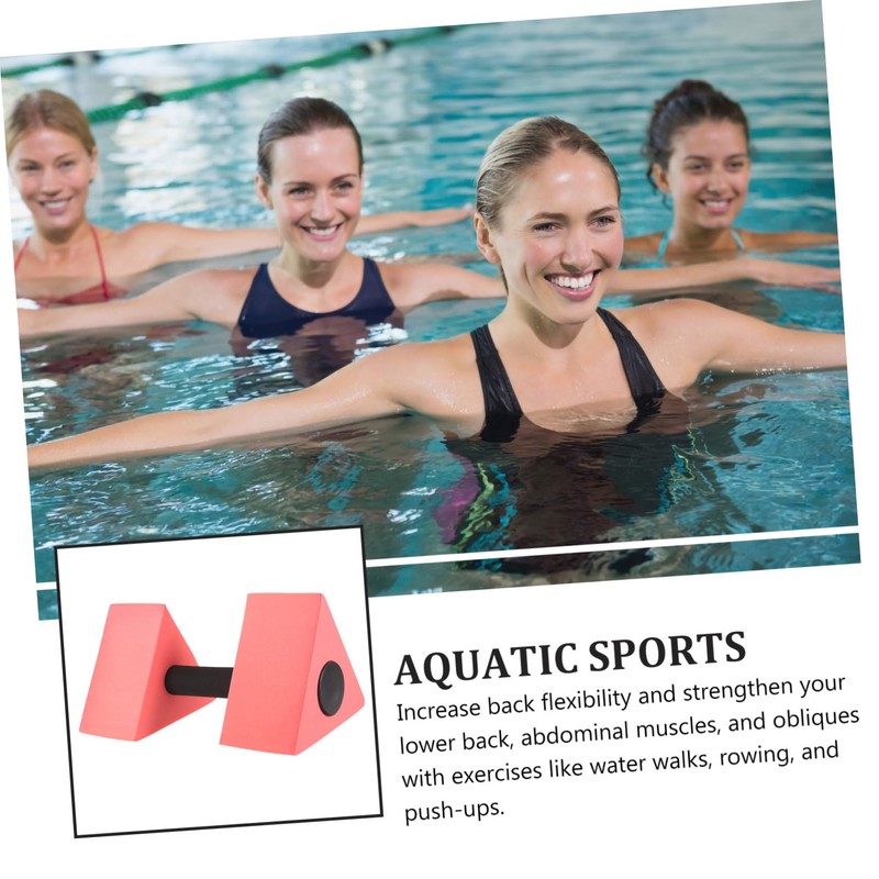 GRIRIW Water Dumbbells for Aquatic Exercise Eva Pool Weights for