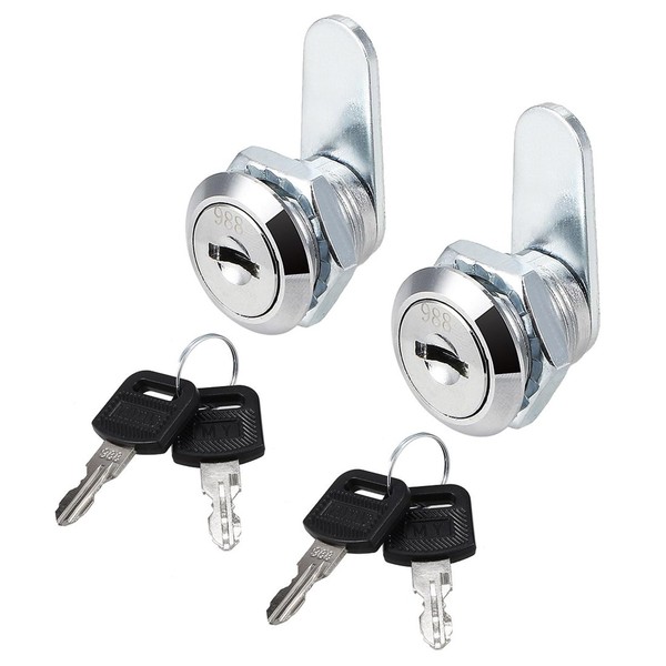 Recogwood 2Pcs 16mm Security Mailbox Cam Lock, Drawer Cabinet Locking