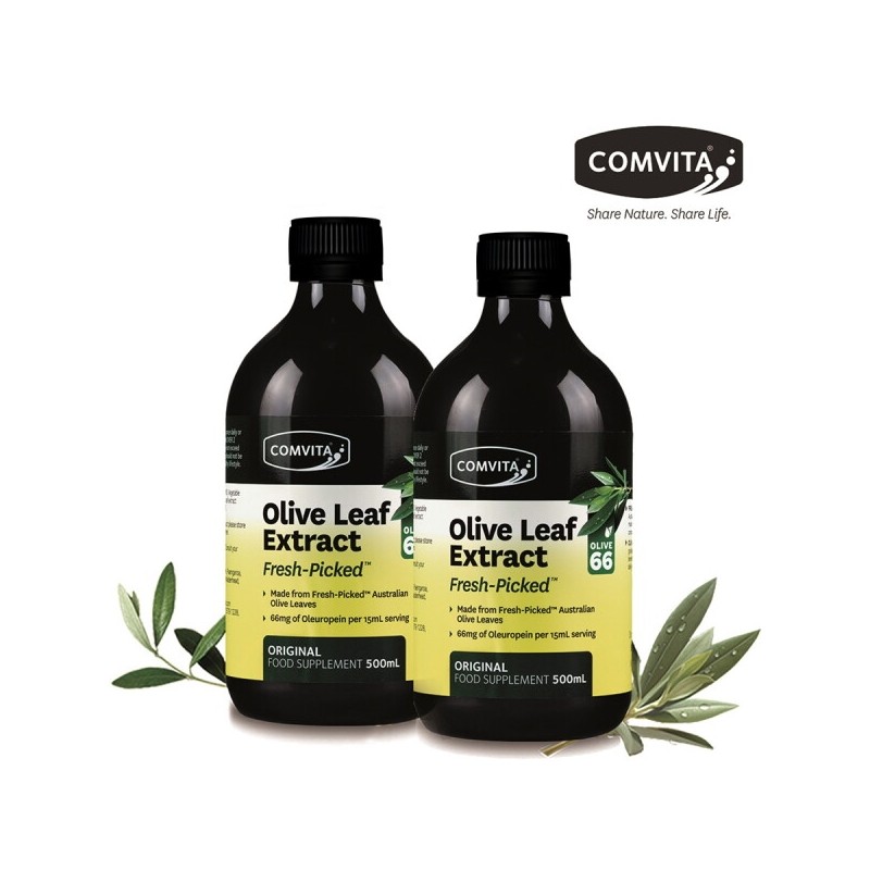 Comvita olive leaf extract 500ML 2 set + shopping bag