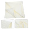 Beavorty 4pcs Microfiber Waffle Bath Towels Face Cloths Cotton Towels