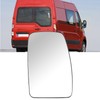 Side Heated Mirror Glass Antifog Clear Visibility Replacement for Vauxhall