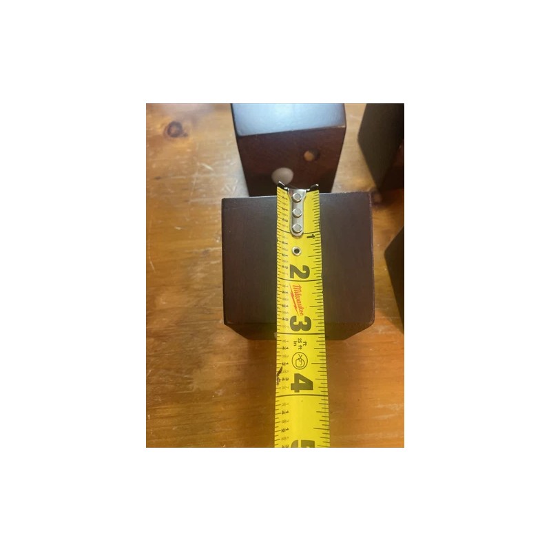 Lazboy 4Pc Wooden Furniture Legs 3” Sofa Legs Square Couch