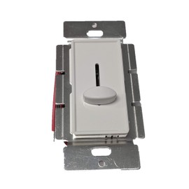 PWM LED Slide Dimmer 8A (Wall Plate) Low Voltage 12v/24v DC (No Switch, Down is Off)