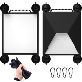 JF JOXFA Starlink Mini Car Mount Protect Silicone Case for Starlink Mini with Suction Cup 2-in-1 Roof Mount Cover for Sunroof Window RV