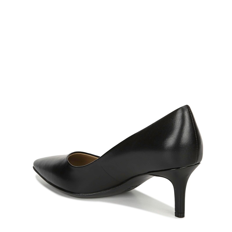 Naturalizer Womens Everly Pump Black Leather 11 W