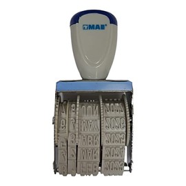 Sello Fechador cuerpo Metalico Y Plastico Dia Mes Y Año Oficina 5 mm manual