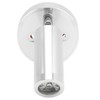 12‑24V 3W LED Reading Light Bedroom Bedside Lamp Chrome Aluminum