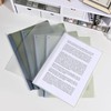 BAYTORY 5Pcs Clear Report Covers with Swing Clip, Plastic Folders