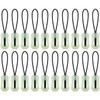 Mecool 20Pcs Glow‑in‑the‑Dark Zipper Pulls Luminous Zipper Puller Head