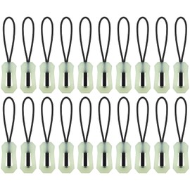 Mecool 20Pcs Glow‑in‑the‑Dark Zipper Pulls Luminous Zipper Puller Head