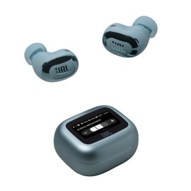 JBL Live Buds 3, Wireless Earbud-Kopfhörer mit Bluetooth, 40 Stunden Akkulaufzeit, True Adaptive Noise Cancelling und hochauflösendem Signature Sound, IP55 wasserfest, Blau