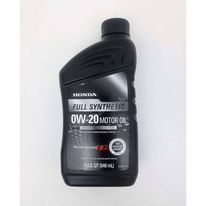 Honda Genuine 0W-20 Full Synthetic Oil Change Kit w/A02 Filter
