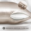 Adubor Silk Pillowcase for Hair and Skin with Hidden Zipper,