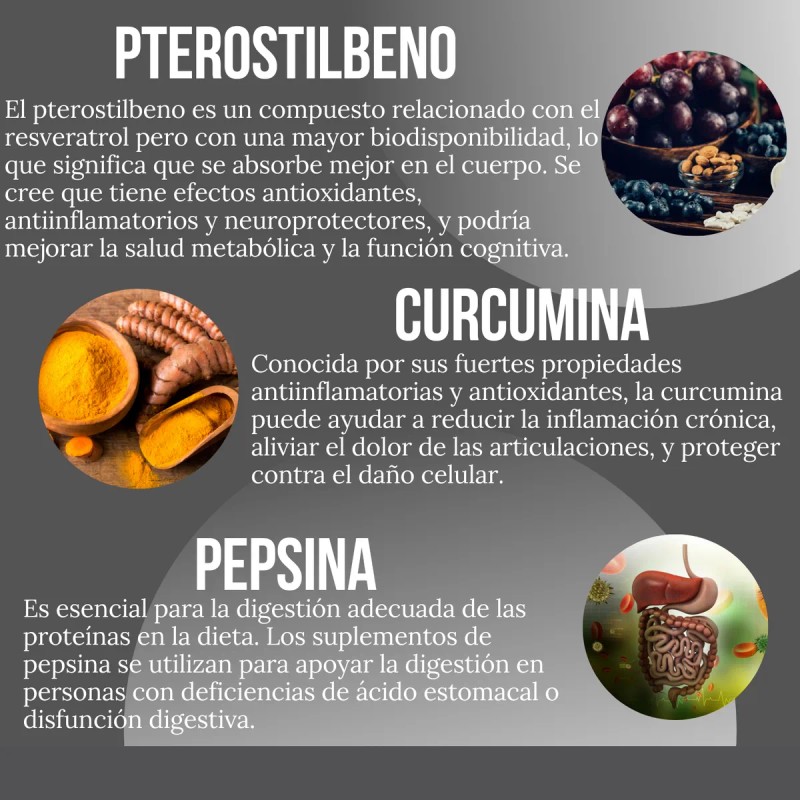 Suplemento Reductivo Peptónico Reductor De Cortisol 90 Cáps.