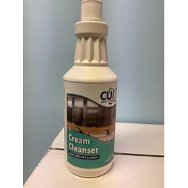 CUI Solutions Cream Cleanser, Mild Abrasive Cleaner, 32 oz Bottle