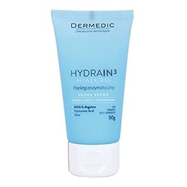 dermedic Hydrain3 – Hialuro – 50 g – Enzymatic Exfoliation – Recommended for Gentle Cleansing of Sensitive and Dry Skin – Hypoallergenic
