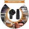 ZDRU 2 Pcs Black Round Vacuum Brush, 1-1/4" Universal Vacuum