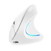 2.4G BT Dual-mode Wireless Vertical Mouse Rechargeable Mouse RGB streamer