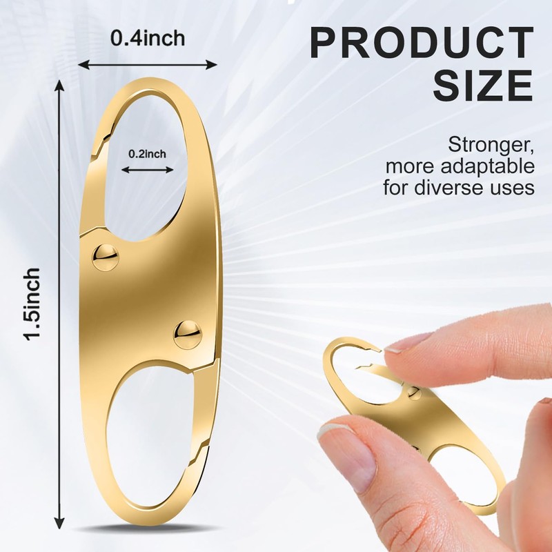 24 Pcs Zipper Clips Anti Theft Dual Opening Design Zipper