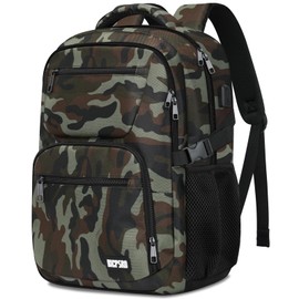 BICPSRO Backpack for Men Women, School Backpack for Boys Girls Teens, Book bag with USB Charging Port, Bookbag Fits15.6 Inch Laptop with USB Charging Port,Work Business Mochila para hombre