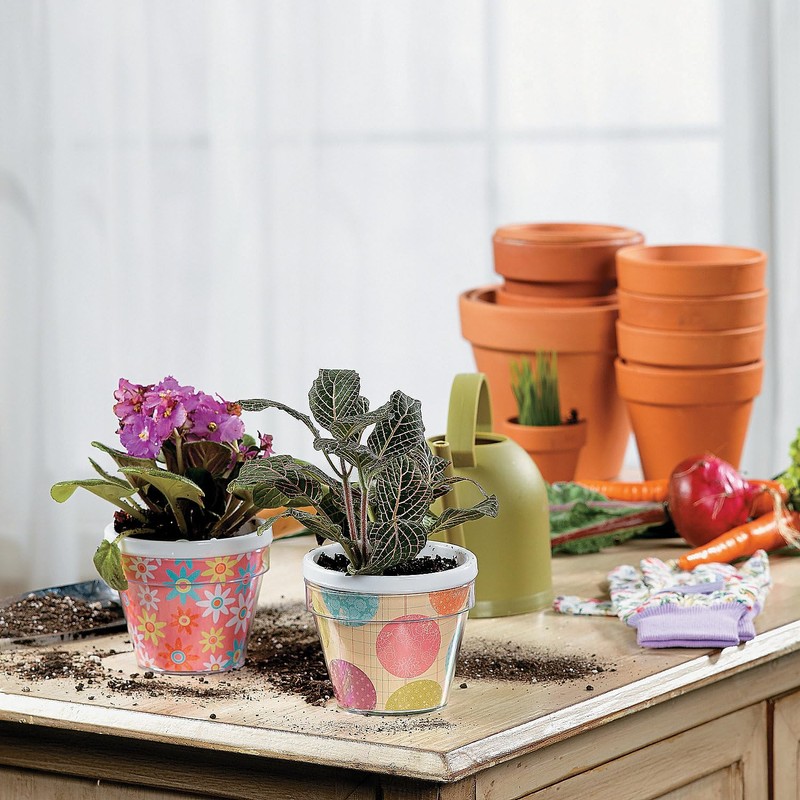 Do It Yourself Flower Pot-48 Pc - Crafts for Kids
