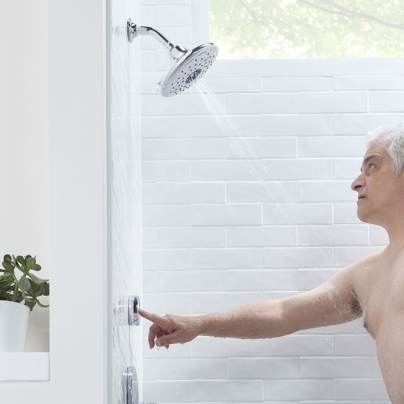 American Standard 9035474.002 Spectra+ eTouch 4-Function Shower Head, 2.5 GPM,