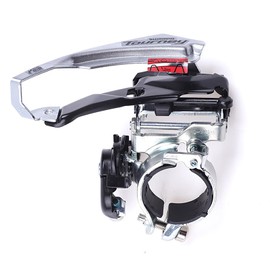 ALBERTU Shimano FD-TY500 Tourney Front Derailleur 6/7Speed Multi-Clamp 31.8/34.9mm （Black ＆ Silver）