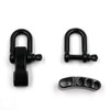 10PCS Alloy U Shaped Shackle Buckle with 4 Holes for