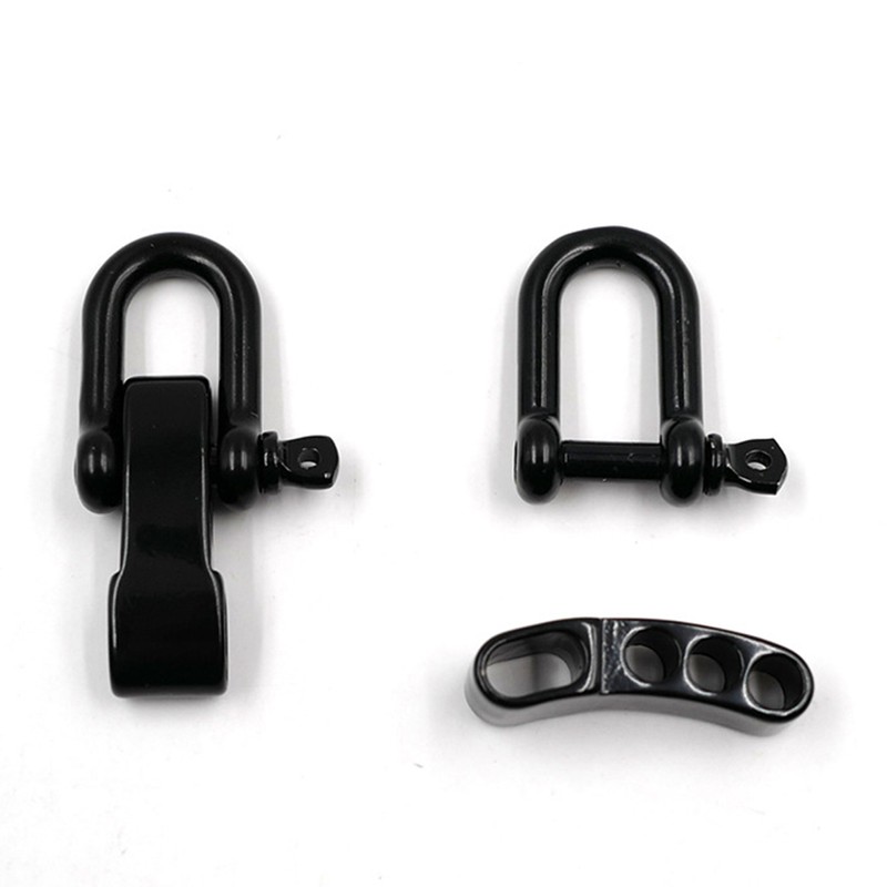 10PCS Alloy U Shaped Shackle Buckle with 4 Holes for