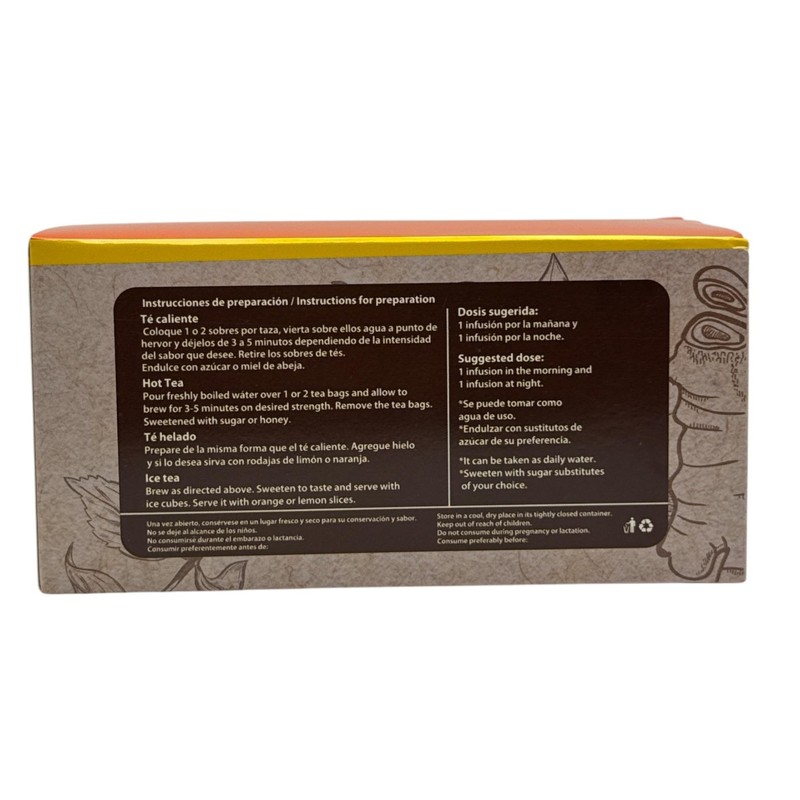 Jengibre & Cúrcuma Te (Ginger & Turmeric Tea) – 100%