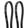 sourcing map 2pcs B-1092 V-Belts Drive Belt 1092mm(43") Inner Girth