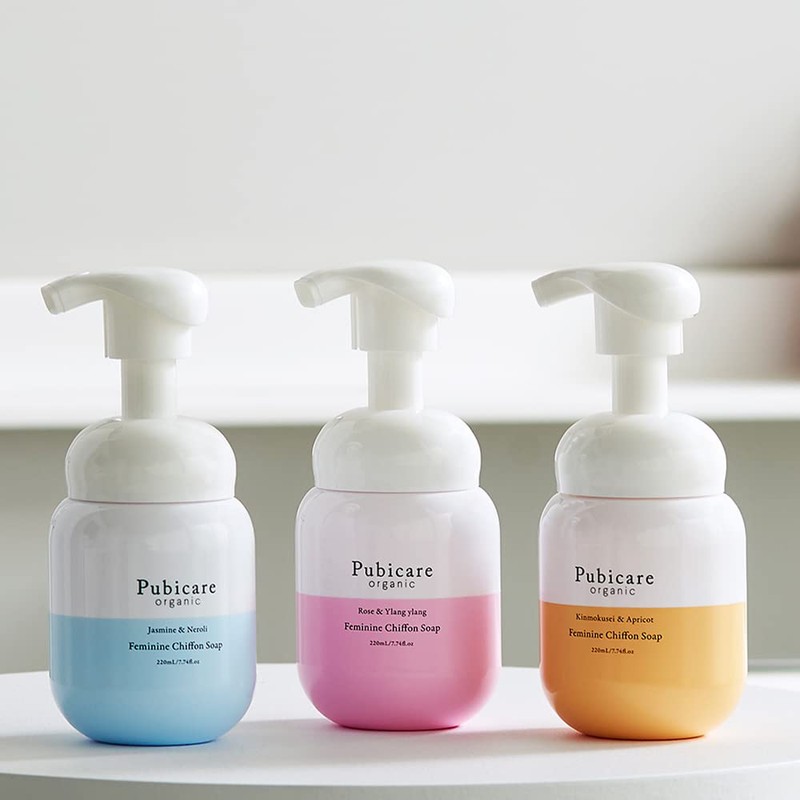 PUBICARE Organic Feminine Chiffon Soap, Osmanthus & Apricot