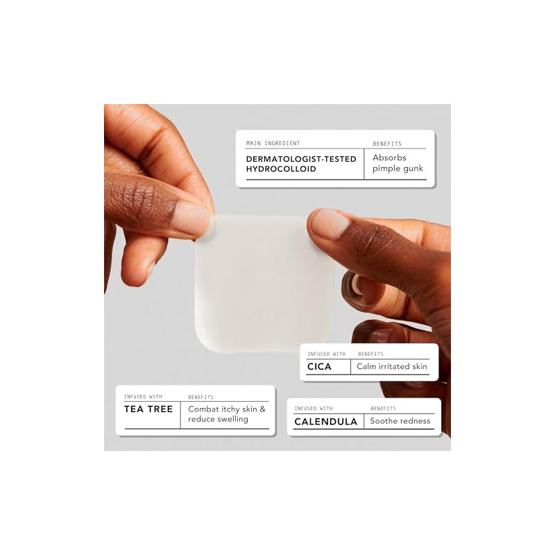 Acne Cover Patch With Tea Tree and Calendula Oil (XL